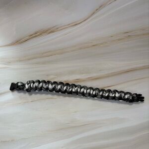 Black, White & Grey Paracord Bracelet